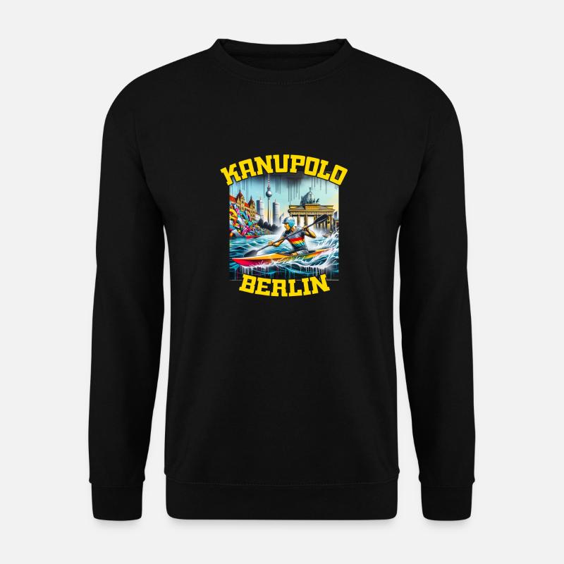 Canoe Polo Berlin Graffiti - Unisex Sweatshirt - black