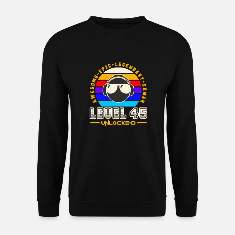 Level 45 - Unisex Sweatshirt - black