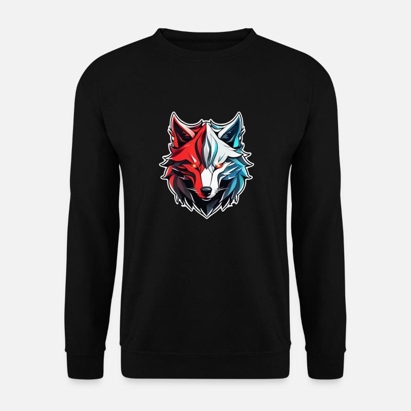 Wolf Tattoo - Unisex Pullover - Schwarz