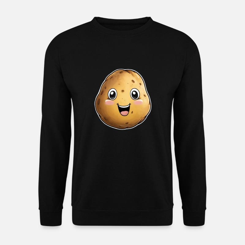 Potato Kawai - Unisex Sweatshirt - black