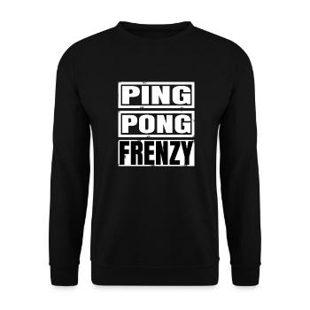 competitive table tennis table tennis tournaments - Unisex Pullover - Schwarz - Vorne - Alina (178cm) & Michal (187cm)