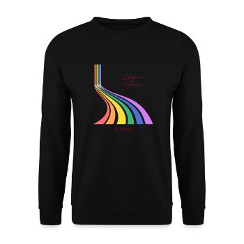 Spring 1 - Sweat-shirt Unisexe - noir - Devant - Alina (178cm) & Michal (187cm)