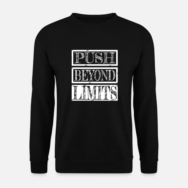 Devis d’entraînement Citations d’endurance - Sweat-shirt Unisexe - noir
