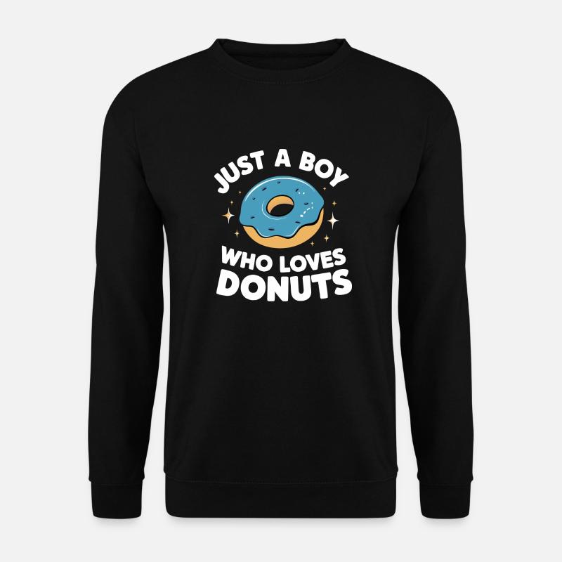 Donut Donuts Candy Bagel - Unisex Sweatshirt - black
