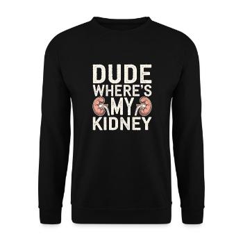L’humour pour les crises sanitaires - Sweat-shirt Unisexe - noir - Devant - Alina (178cm) & Michal (187cm)