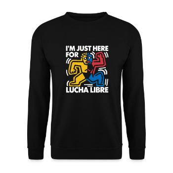 Action et look lutte - Sweat-shirt Unisexe - noir - Devant - Alina (178cm) & Michal (187cm)
