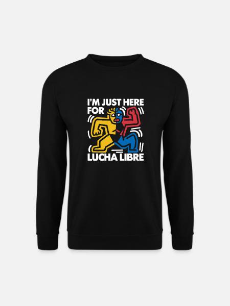 Action and wrestling look - Unisex Sweatshirt - black