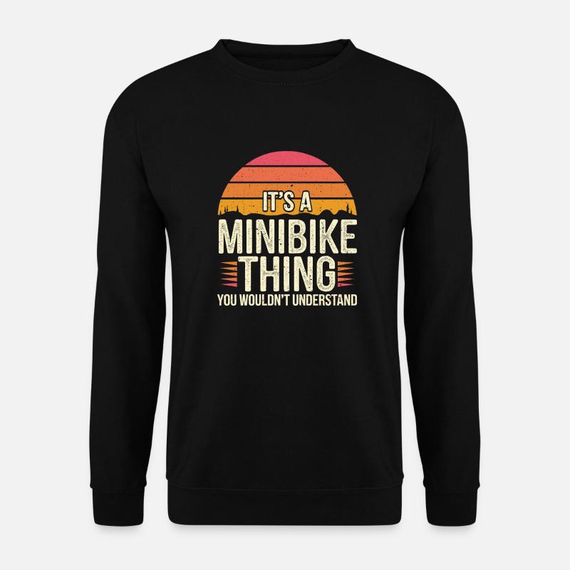 Small bikes, big fun - Unisex Sweatshirt - black