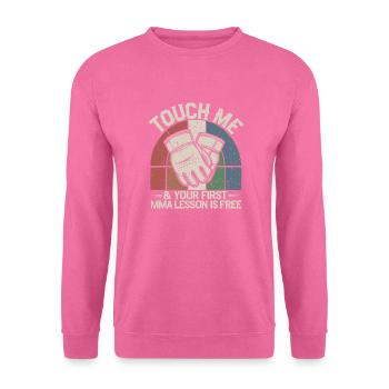 Statement für MMA-Fans - Unisex Pullover - Pink - Vorne
