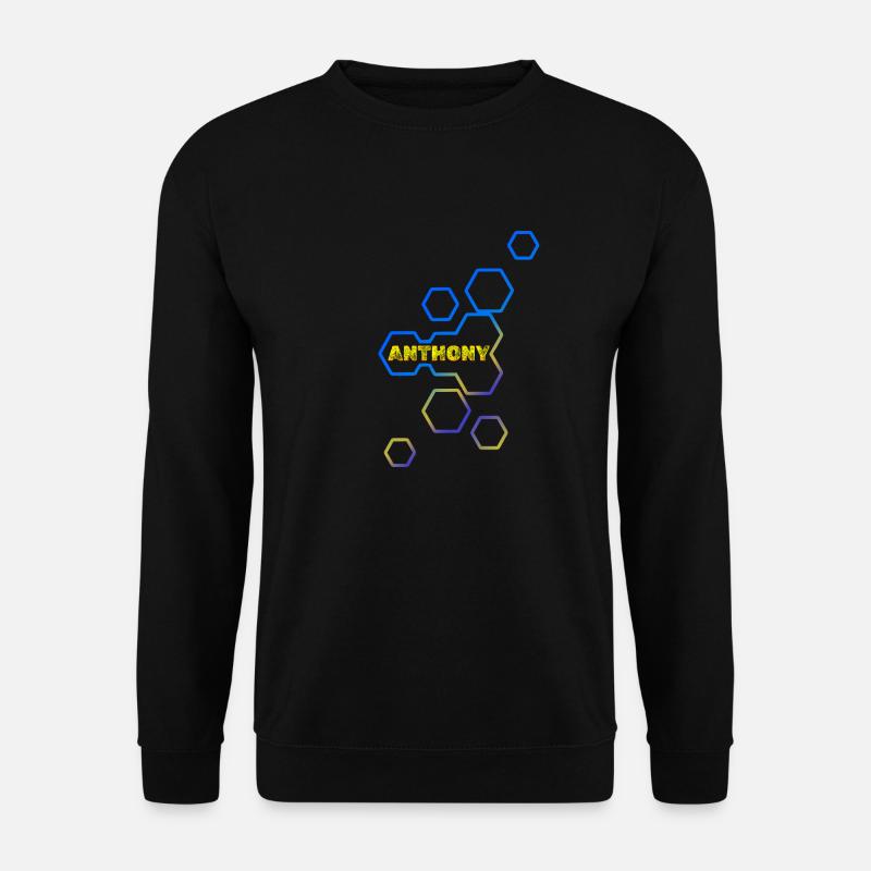 Name Anthony - Unisex Pullover - Schwarz