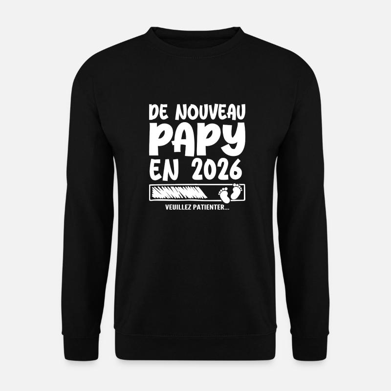 2026 wieder Opa - Unisex Pullover - Schwarz