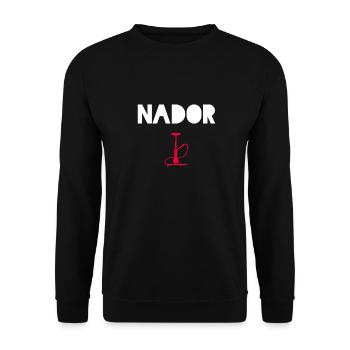 Best Nador Souvenir Shisha - Unisex Sweatshirt - black - Front - Alina (178cm) & Michal (187cm)