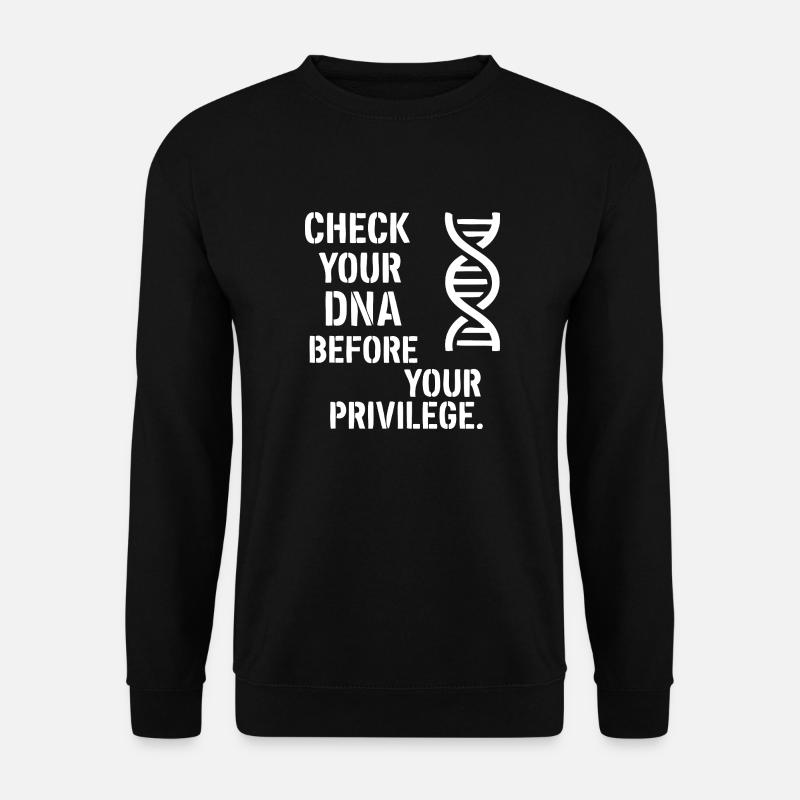 Check your DNA - Unisex Sweatshirt - black