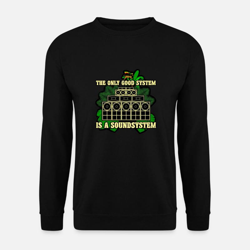 Only Good System Lion - Unisex Sweatshirt - black