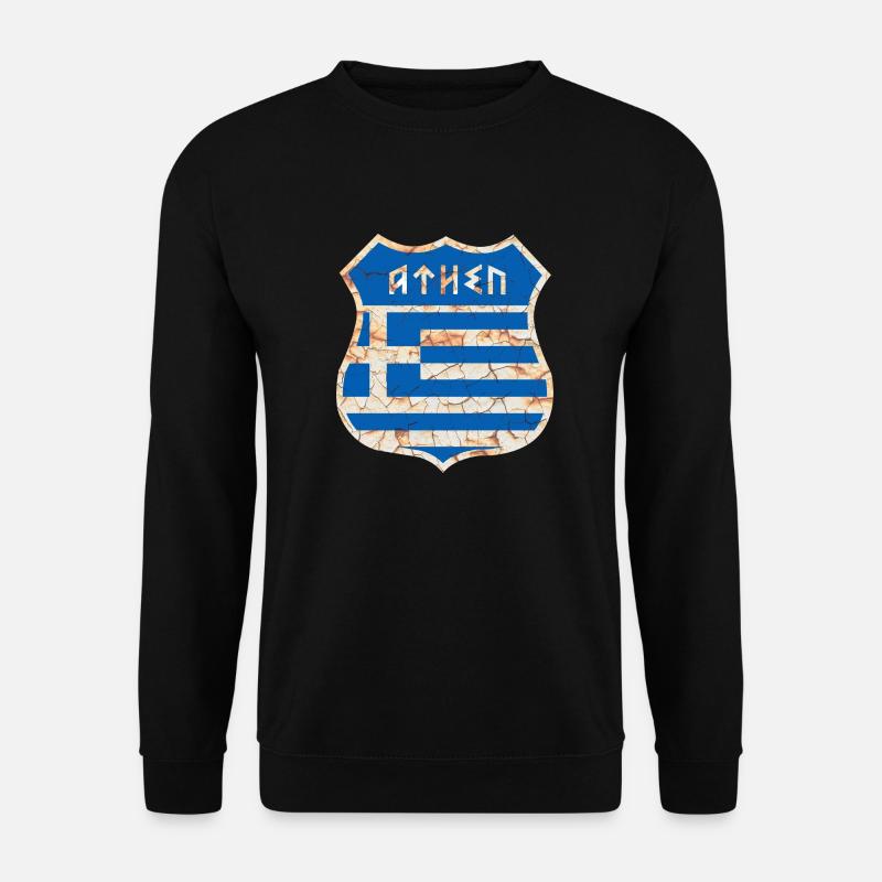 Athen - Unisex Pullover - Schwarz