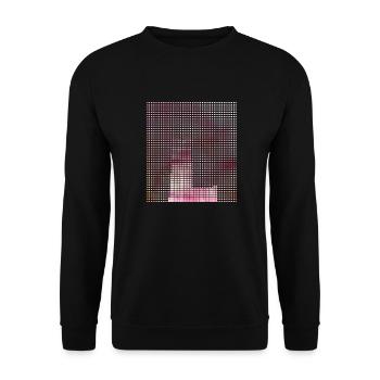 Letter L, name, the letter L - Unisex Sweatshirt - black - Front - Alina (178cm) & Michal (187cm)