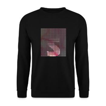 Letter S, name, the letter S - Unisex Sweatshirt - black - Front - Alina (178cm) & Michal (187cm)