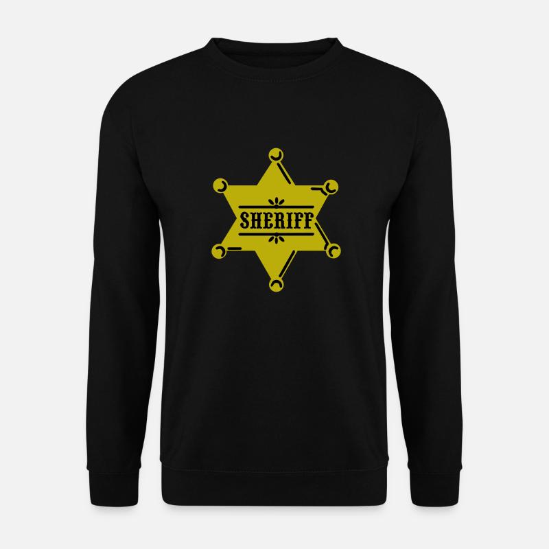 sheriff - Sweat-shirt Unisexe - noir