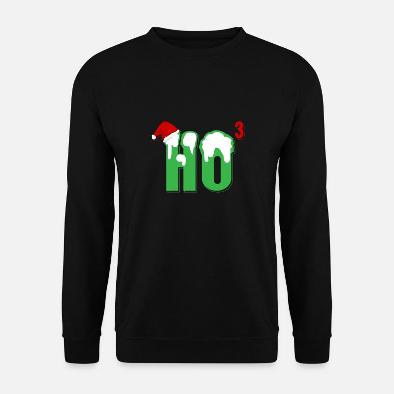 Ho 3 Geschenk Ugly Christmas Shirt Weihanchten - Unisex Pullover - Schwarz