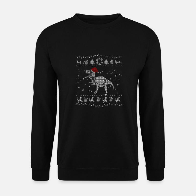 Ugly Dinosaurier Dino T-Rex Shirt Weihnachten - Unisex Pullover - Schwarz