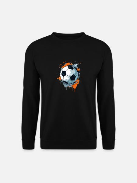 Fußball Ball - Unisex Pullover - Schwarz