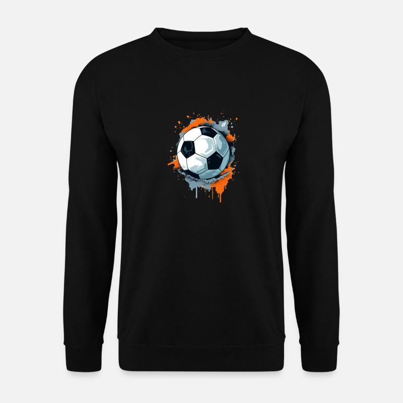 Fußball Ball - Unisex Pullover - Schwarz