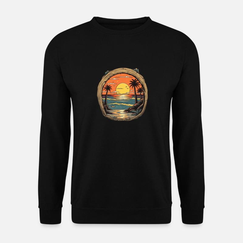 Beach - Unisex Sweatshirt - black