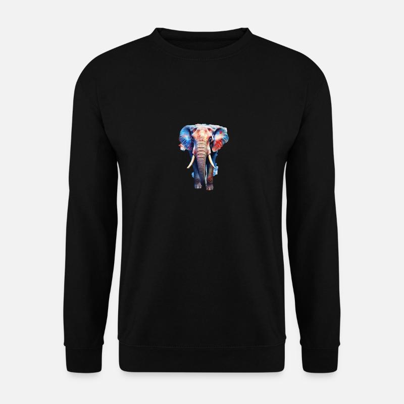Elephant - Unisex Sweatshirt - black