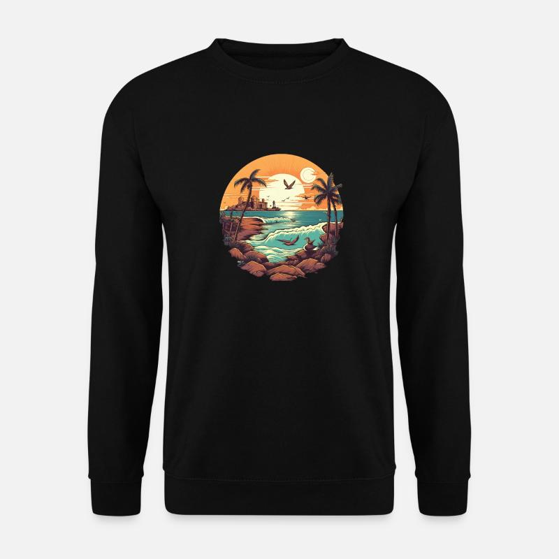 Beach - Unisex Sweatshirt - black