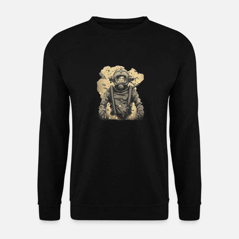 Taucher - Unisex Pullover - Schwarz