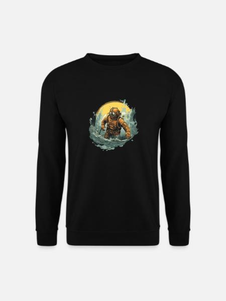 Diver - Unisex Sweatshirt - black