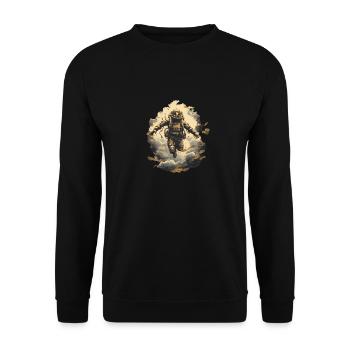 Diver - Unisex Sweatshirt - black - Front - Alina (178cm) & Michal (187cm)