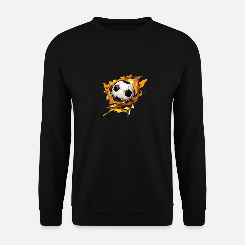 Fußball Ball - Unisex Pullover - Schwarz