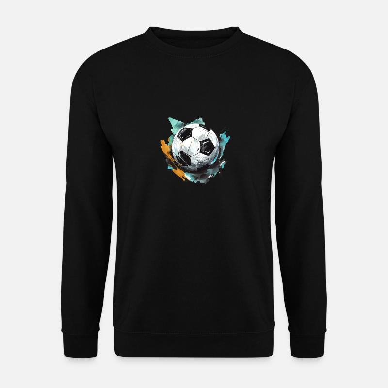 Fußball Ball - Unisex Pullover - Schwarz