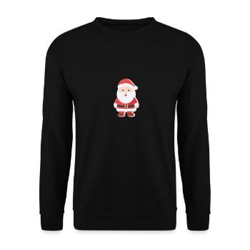 Santa Claus - illustration - Unisex Sweatshirt - black - Front - Alina (178cm) & Michal (187cm)