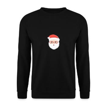 Santa Claus - illustration - Unisex Sweatshirt - black - Front - Alina (178cm) & Michal (187cm)