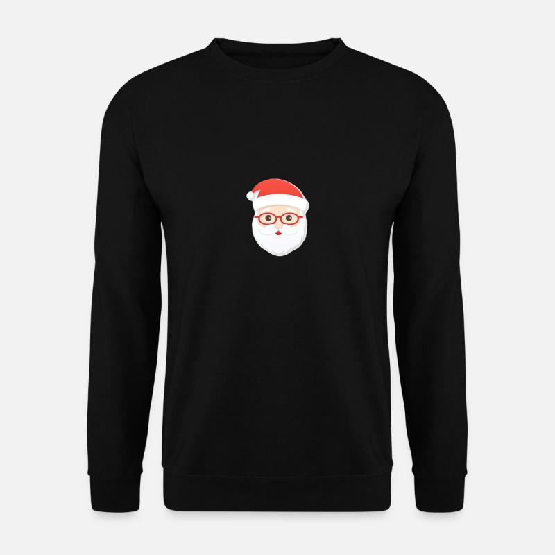 Weihnachtsmann - Illustration - Unisex Pullover - Schwarz