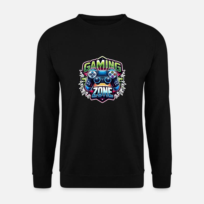 Gaming Zone - Controller Illustration - Unisex Pullover - Schwarz