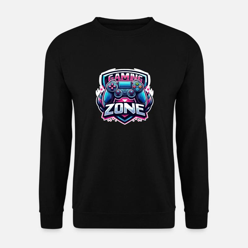 Gaming Zone - Controller Illustration - Unisex Pullover - Schwarz