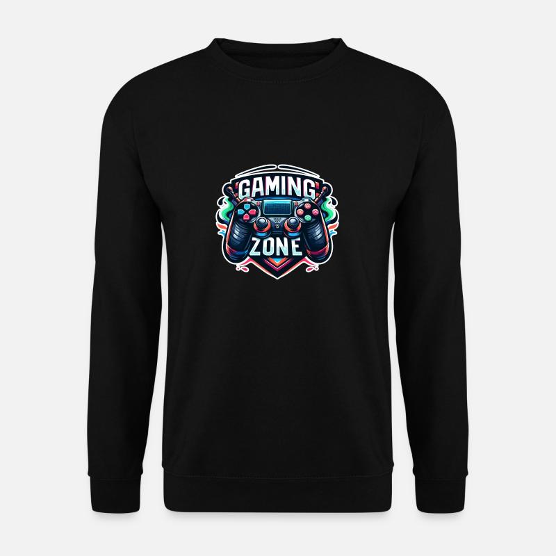 Gaming Zone - Controller Illustration - Unisex Sweatshirt - black