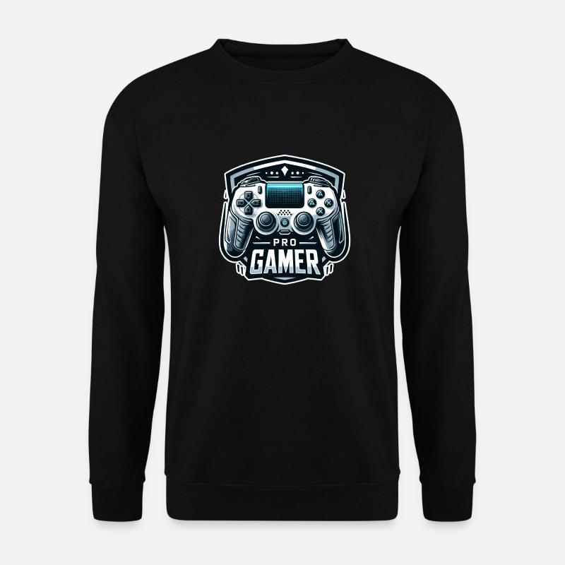 Pro Gamer - Controller Illustration - Unisex Pullover - Schwarz