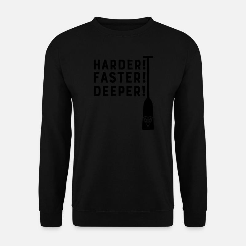 Drachenbootfahren Paddel Paddeln Boot Drachenboot - Unisex Pullover - Schwarz