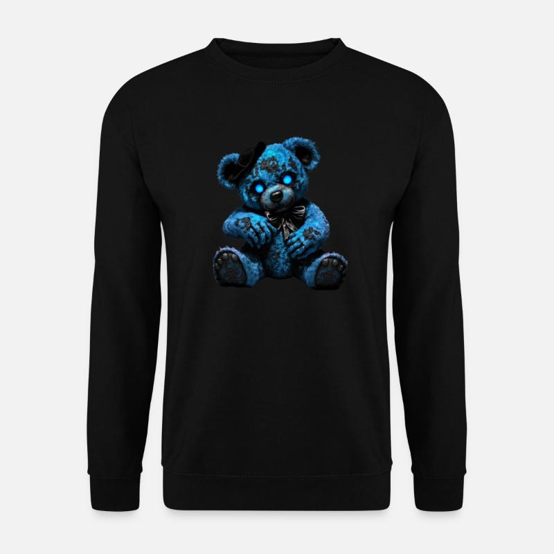 Besessener Teddybär - Unisex Pullover - Schwarz