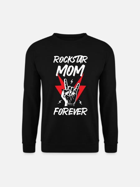 Rockstars Mom Forever - Unisex Sweatshirt - black