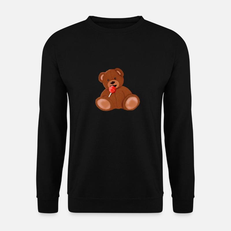 Süßigkeiten Plüsch - Unisex Pullover - Schwarz