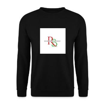 rainbow butterfly créa - Sweat-shirt Unisexe - noir - Devant - Alina (178cm) & Michal (187cm)