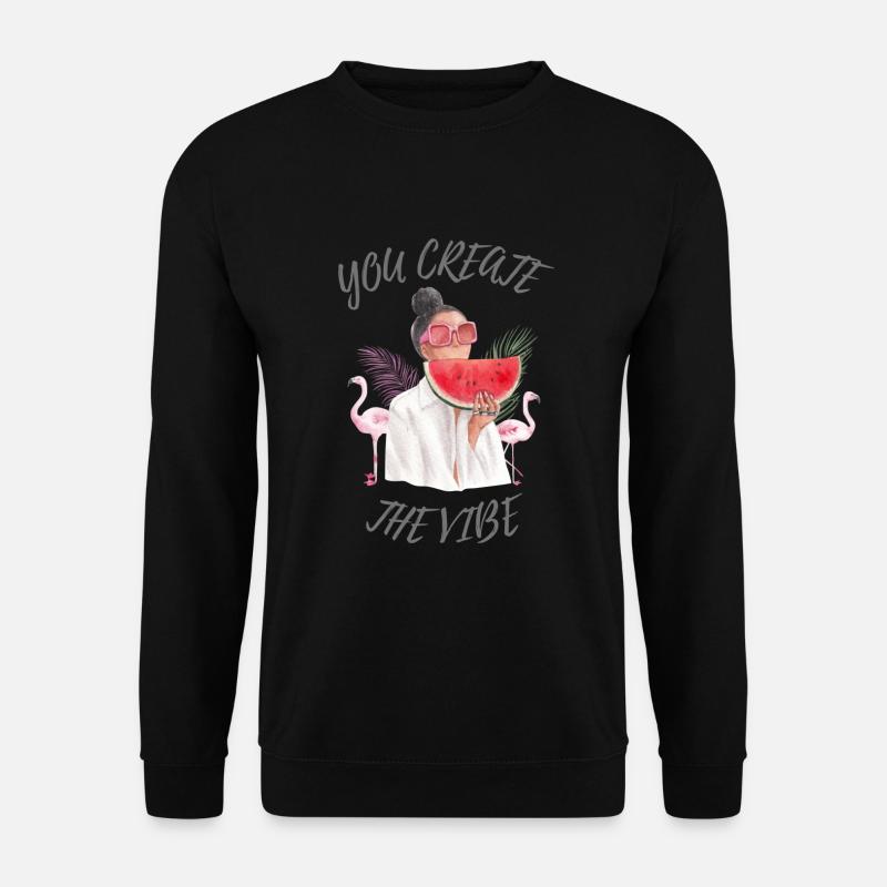 create the vibe - Unisex Pullover - Schwarz