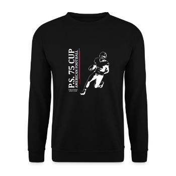 American Football - Unisex Pullover - Schwarz - Vorne - Alina (178cm) & Michal (187cm)