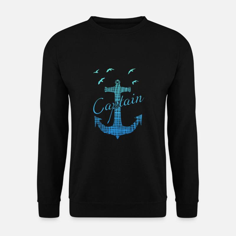 Captain - Unisex Pullover - Schwarz