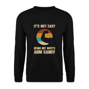 Bras Candy Mari - Sweat-shirt Unisexe - noir - Devant - Alina (178cm) & Michal (187cm)